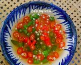 Hình bước làm 5 của món Bánh bèo chén Huế nhân tôm chấy,đậu xanh,mỡ hành