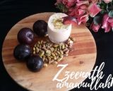 A picture of step 3 of Plum Pistachio Shrikhand.