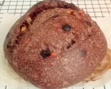 Foto langkah ke 23 dari resep Orange Peel Double Choco Sourdough Bread 72% (Open Bake Method).