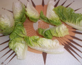 Foto del paso 4 de la receta: Aperitivo de poltrota con hojas de ensalada