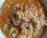 Foto langkah ke 10 dari resep Seblak Mie Makaroni Telur Sosis.