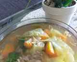 Foto langkah ke 2 dari resep Sup sayur plus daging super simple.