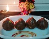 A picture of step 7 of Chocolate Modak.