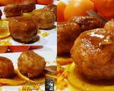 Foto del paso 3 de la receta: Albóndigas de pollo y 4 quesos con naranja y salsa de mandarina
