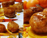 Foto del paso 3 de la receta: Albóndigas de pollo y 4 quesos con naranja y salsa de mandarina