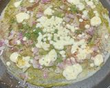 A picture of step 3 of Onion Chesse Dosa.