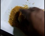 A picture of step 4 of Daliya Raw Banana Crispies.
