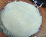 A picture of step 5 of Chocolate crepe cake.
