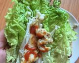 Hình bước làm 5 của món Ức gà áp chảo cuộn rau nấm ăn kèm khoai lang (eat clean)