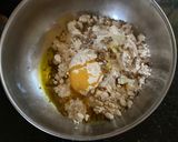 A picture of step 1 of Sattu Kachori.