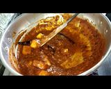 A picture of step 5 of Paneer Masala.