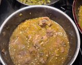 A picture of step 7 of Pork Ribs in Hatch Chile Sauce with Nopales.