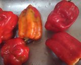 Foto del paso 1 de la receta: Morrones agridulces. Conserva fácil