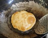 A picture of step 3 of Masala kachori with aloo tamatar curry.