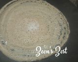 A picture of step 3 of Yellow Sorghum/Jowar Dosas.