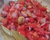 A picture of step 1 of Panner butter masala.