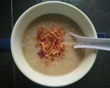 Gambar langkah 7 resipi Bubur Nasi Ayam Bersantan.