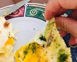 Foto del paso 2 de la receta: Arepa Ocañera con huevo frito y CHIMICHURI
