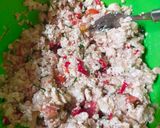 Foto langkah ke 6 dari resep Bola-Bola Pepes Tahu Jamur.