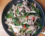 Hình bước làm 5 của món Gà bóp gỏi