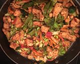 A picture of step 5 of Honey garlic stir fry chicken.