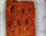 A picture of step 2 of Gajar halwa shots.