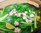 Hình bước làm 3 của món Canh Cải Ngọt Nấu Nghêu
