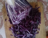 Foto del paso 2 de la receta: Ensalada de repollo morado 💜