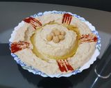 A picture of step 5 of Hummus with Tahini.