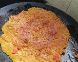 बेसन मिक्स चिला (besan mix chilla recipe in marathi) रेसिपी स्टेप 3 फोटो