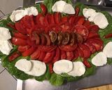 Une image de l'étape 7 de Trio de tomates à la romaine et mozzarella sauce balsamique.