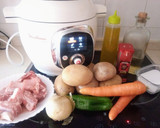 Foto del paso 1 de la receta: Patatas guisadas verduras y costillas en COOKEO (MOULINEX)