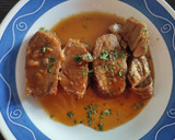 Foto del paso 8 de la receta: Solomillo de Cerdo en Salsa de Naranja, Humo, Miel y Barbacoa