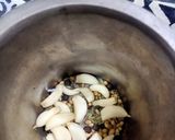 A picture of step 1 of Palak pakoda or Spinach fritters or pakoda.