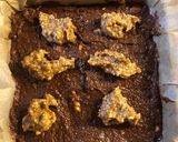 A picture of step 6 of Chocolate almond butter brownies - vegan.