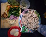Foto langkah ke 1 dari resep Jangan ndeso tempe lombok ijo kuah santan.