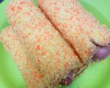 Gambar langkah 5 resipi Sosej roll.