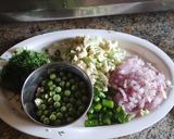 A picture of step 2 of Cauliflower poha.