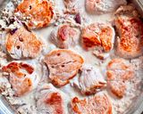 A picture of step 5 of Seared Pork Medallions in Creamy Mushroom Sauce from Tastypinch.