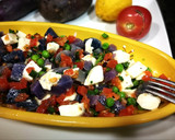 Foto del paso 3 de la receta: Ensalada de patatas azules con guisantes y mozzarella