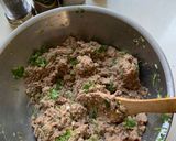 A picture of step 2 of No-Waste Home Cooking: My Meatball Recipe (Part 1): Chicken and Beef Meatballs (Oven Version).