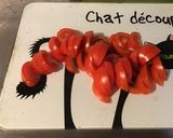 Une image de l'étape 4 de Salade de sucrines,concombre,tomates et radis roses.