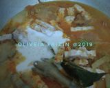 Foto langkah ke 4 dari resep Lodeh Ceker Labu Siam.