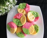 Foto langkah ke 3 dari resep Bolu Kukus Pelangi.