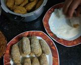A picture of step 3 of Veg Rice Kabab.