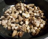 A picture of step 1 of Cannelloni with Ricotta, Spinach, and Porcini Mushrooms.