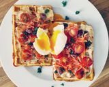 Une image de l'étape 5 de Gaufre version salé.