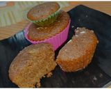A picture of step 9 of Eggless Chocolate Almond CupCakes.