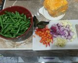 Foto langkah ke 1 dari resep Tumis oncom kacang panjang.
