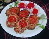 A picture of step 5 of Beef chapli kabab.